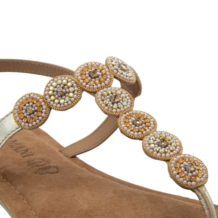 Lazamani Beads Small Rounds Sandalen Dames