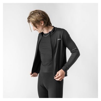 Maillot Manches Longues GripGrab Gravelin Merinotech Thermal Noir