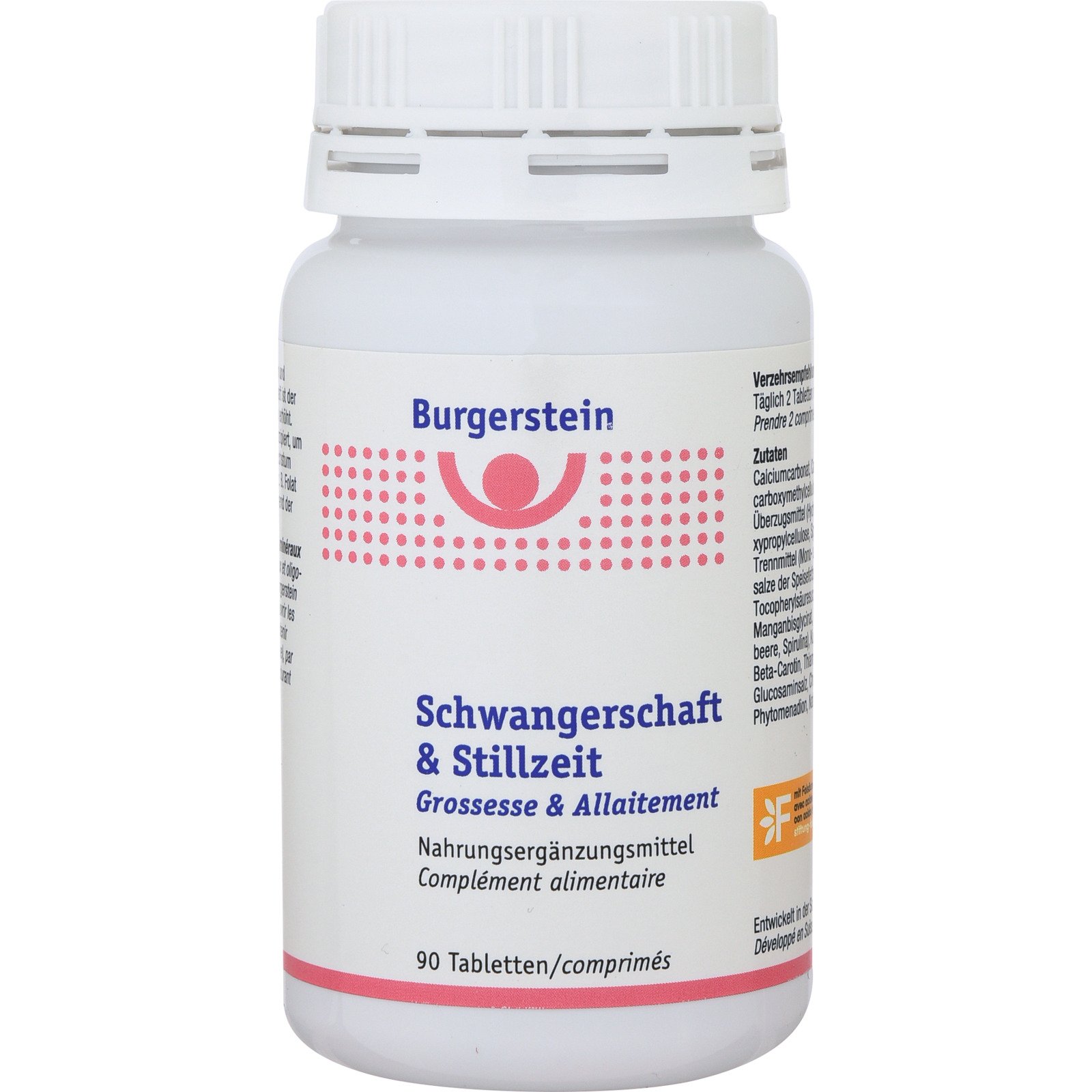 Burgerstein Schwangerschaft & Stillzeit, 90 Tabletten