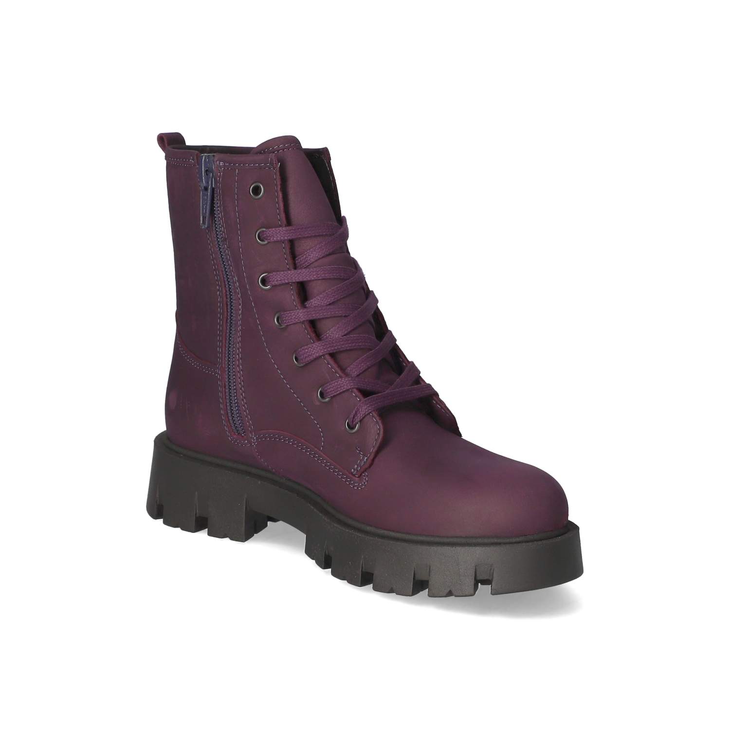 Däumling Winterstiefeletten - country aubergine