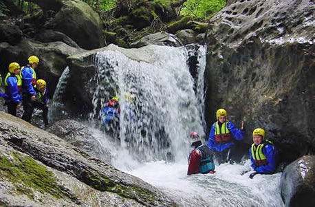 Canyoning in Interlaken als Geschenkidee