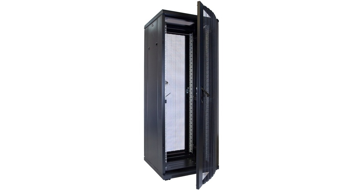 DSI32U serverkast met geperforeerde deur - DS6032PP server rack  (Zwart, 600 x 1000 x 1600mm)