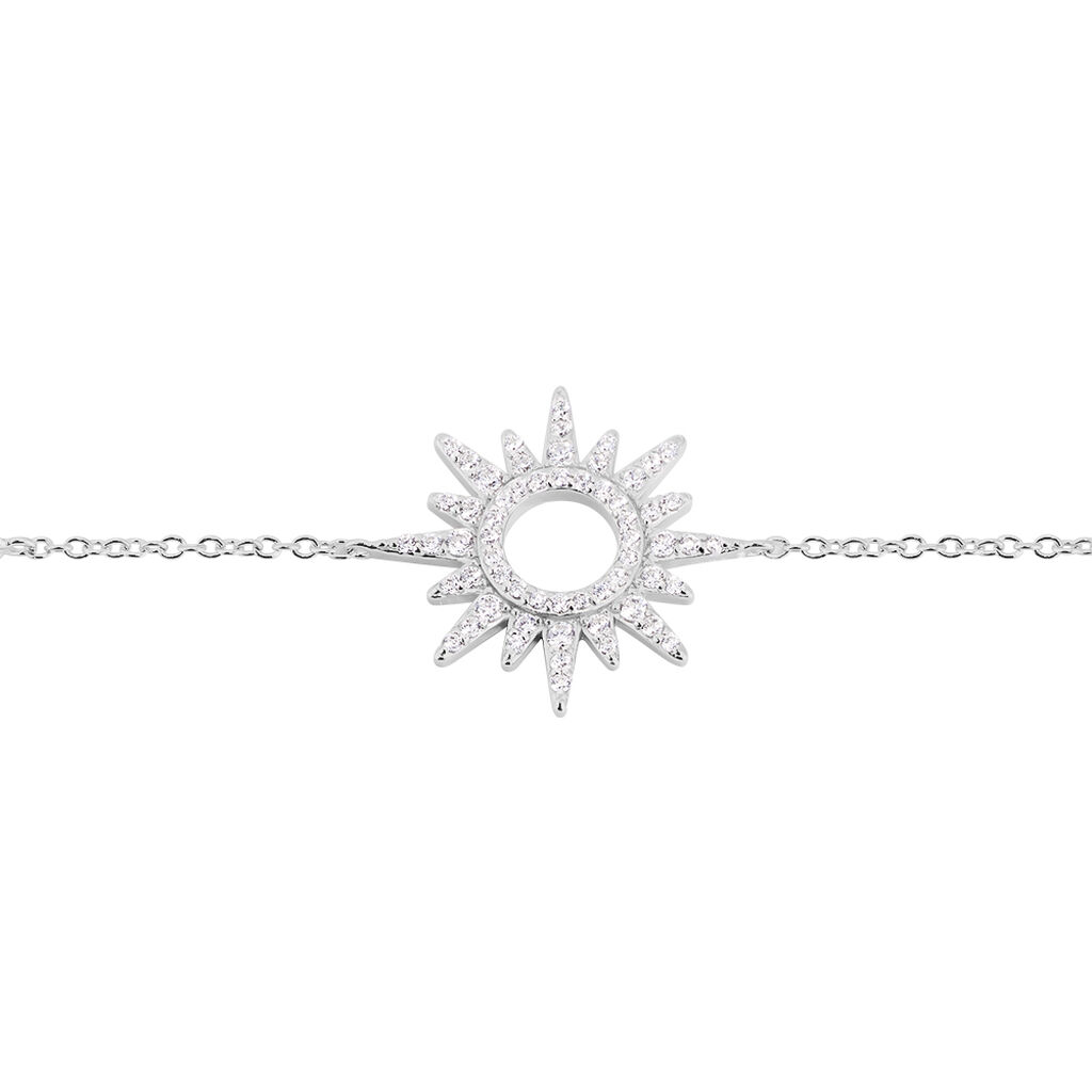 Bracelet Anaiz Argent Blanc Oxyde De Zirconium