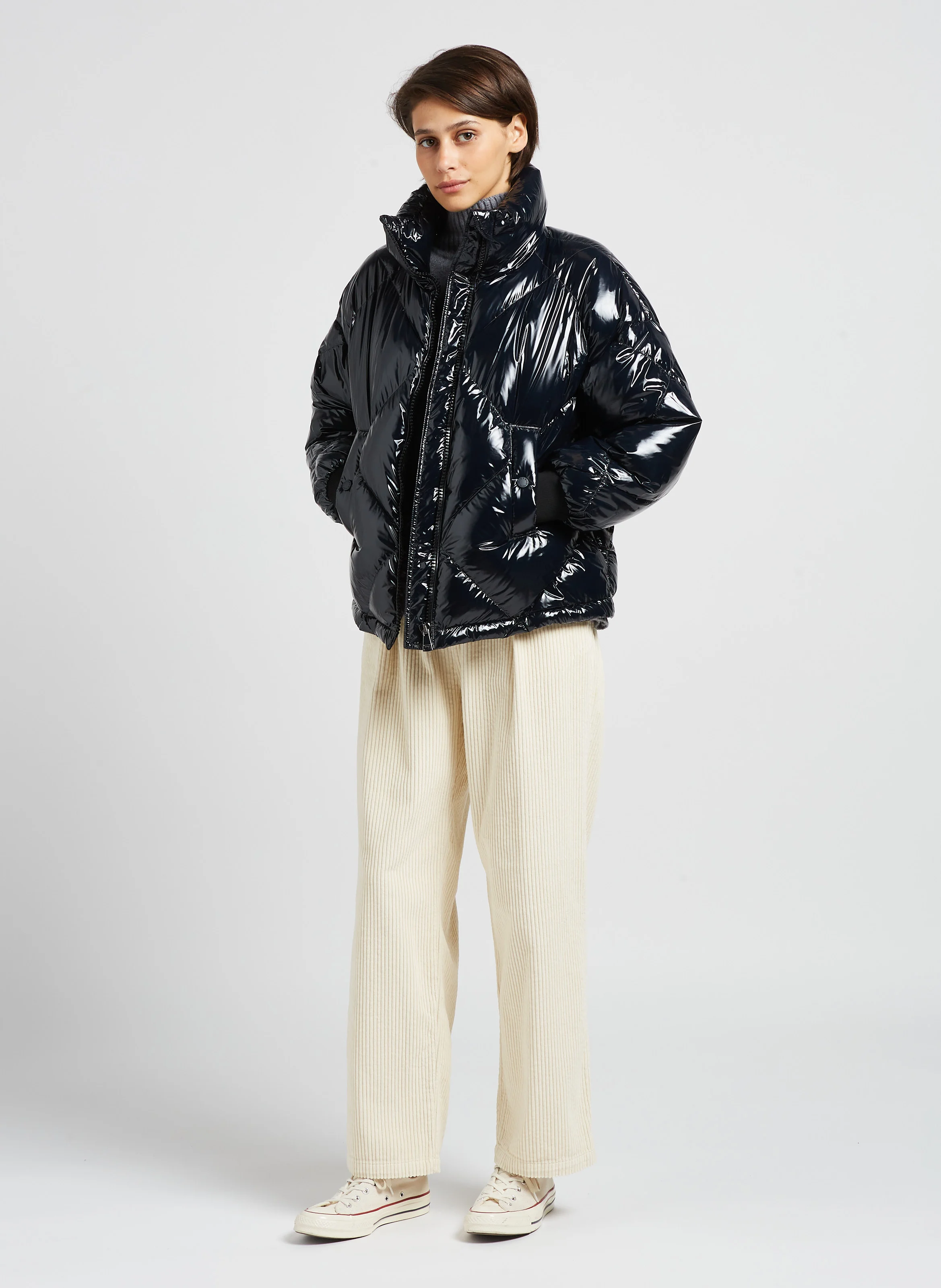 KURT - Doudoune col montant imperméable| Noir