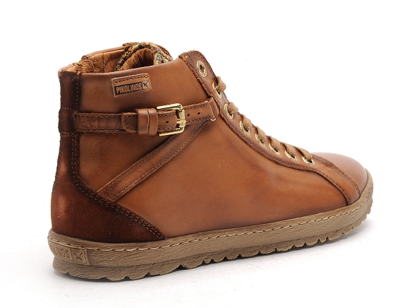 Pikolinos boots bottine plates femme 901 7312 marron