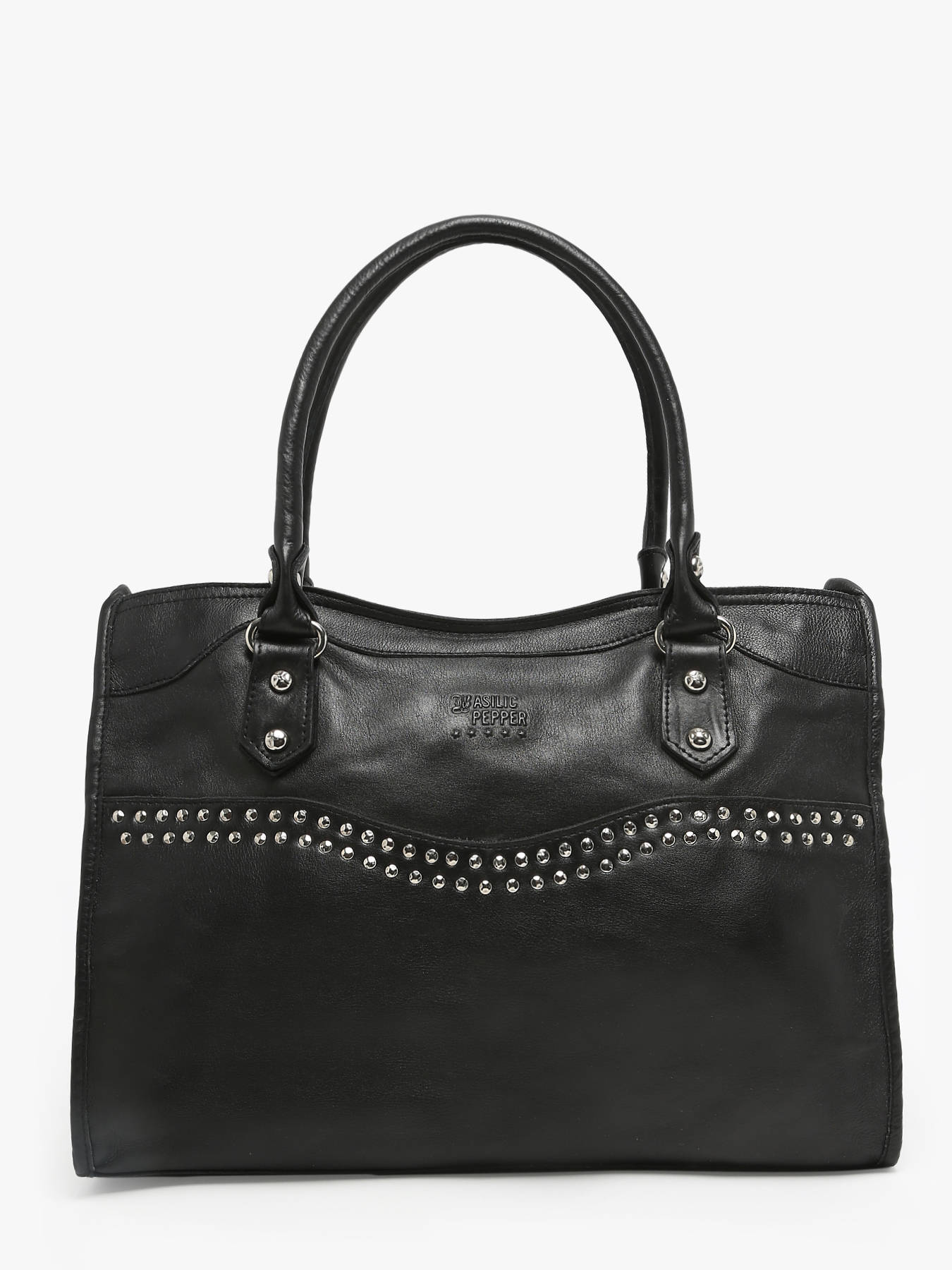 Cabas Glam cuir BASILIC PEPPER