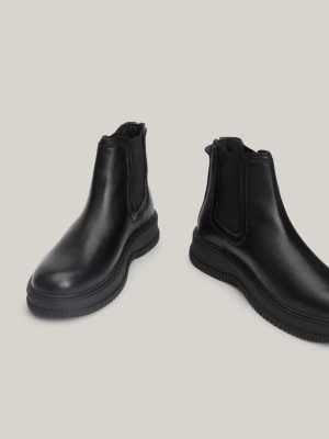 Botas Chelsea de couro repelente à água