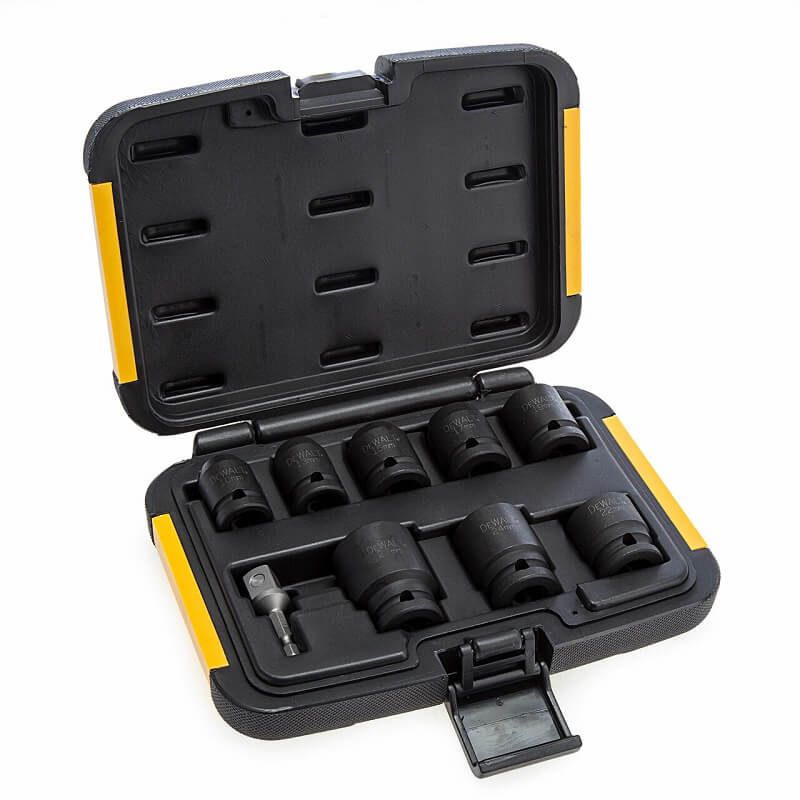 DeWALT DT7507 9-delige krachtdoppenset - 1/2
