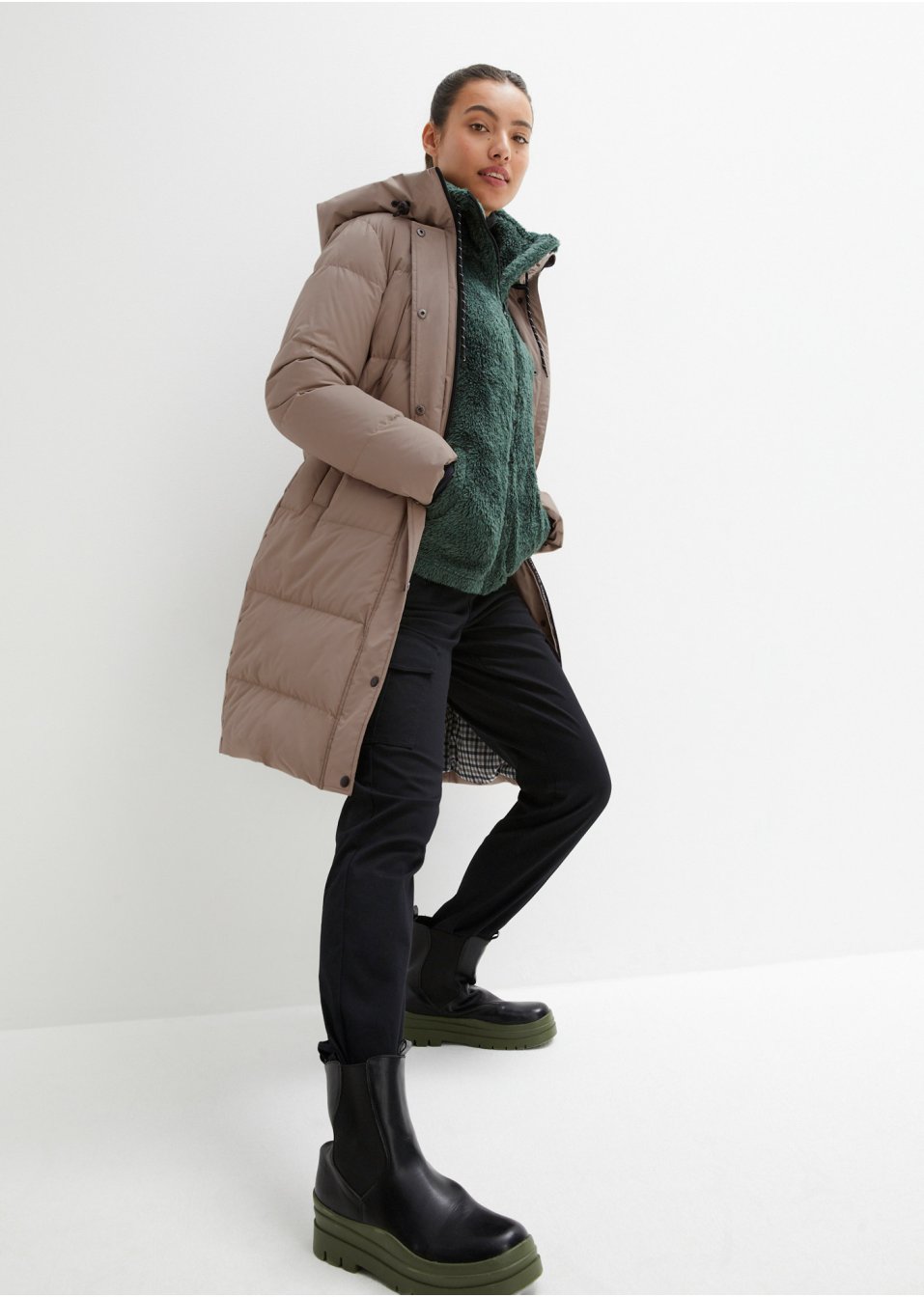 Veste en polaire douillette, coupe confortable