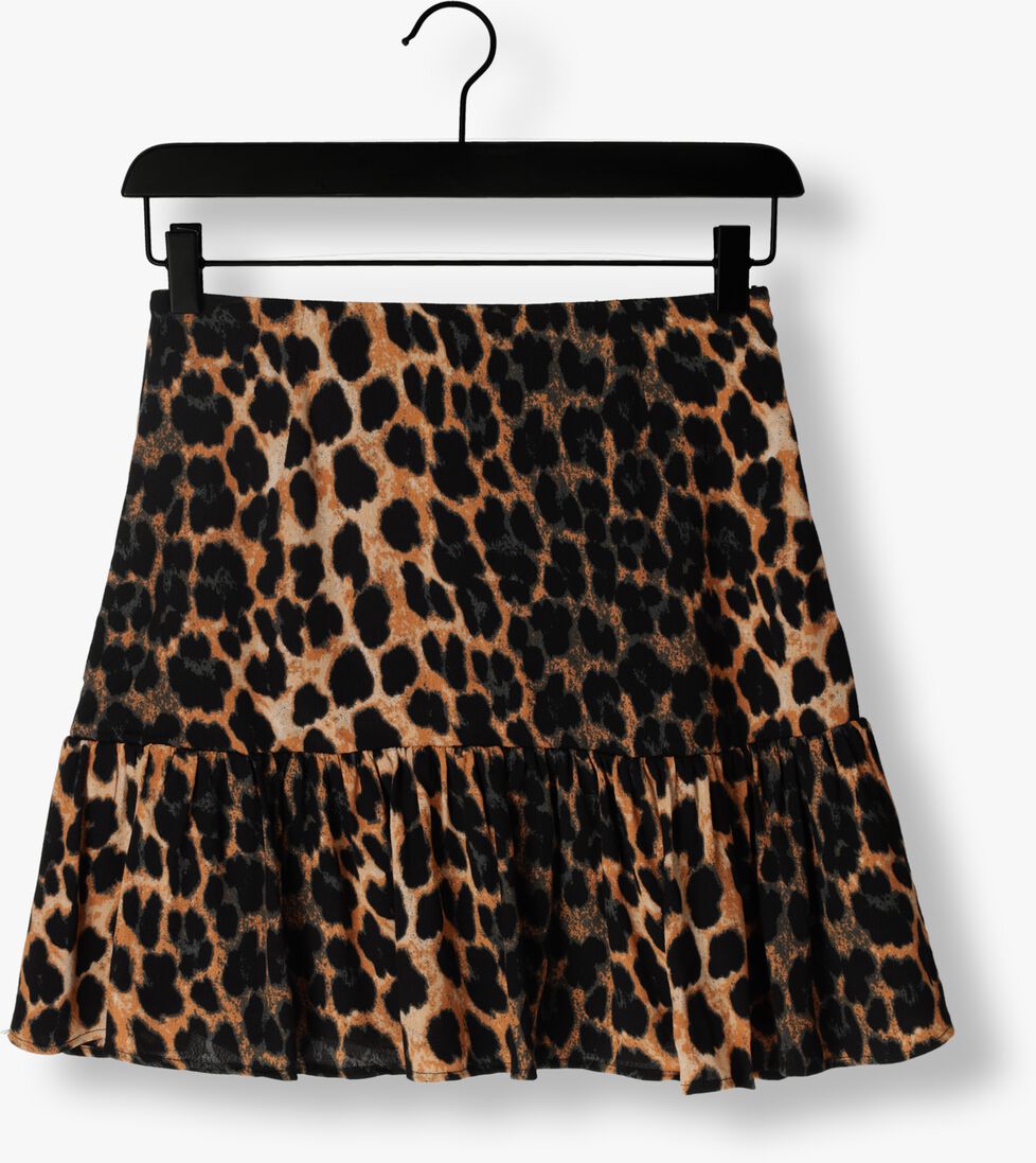 ALIX THE LABEL bruine alix the label minirok ladies woven animal wrap skirt