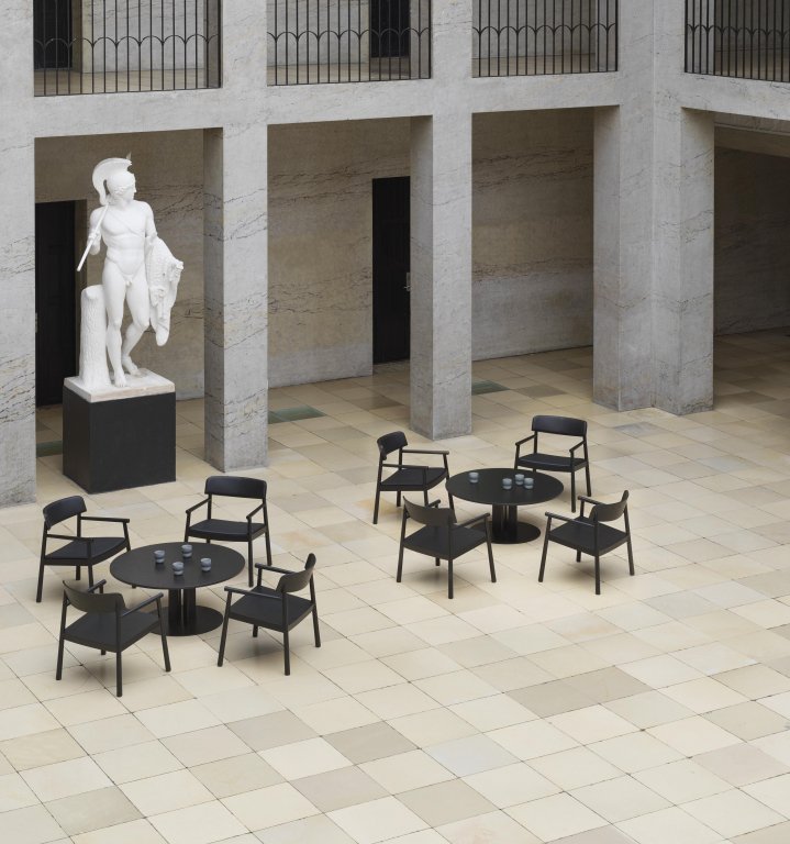 Normann Copenhagen Timb fauteuil bruin