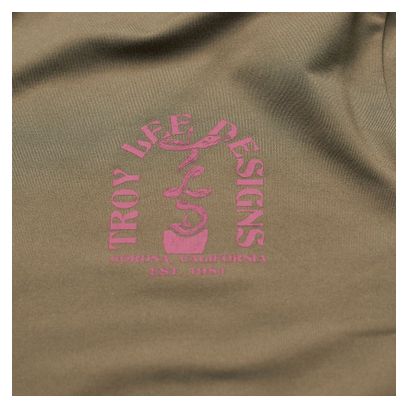 T-shirt Manches Longues Troy Lee Designs Ruckus Ride Vert