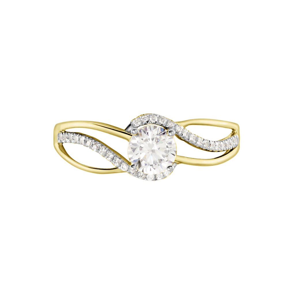 Bague Mavriki Or Jaune Oxyde