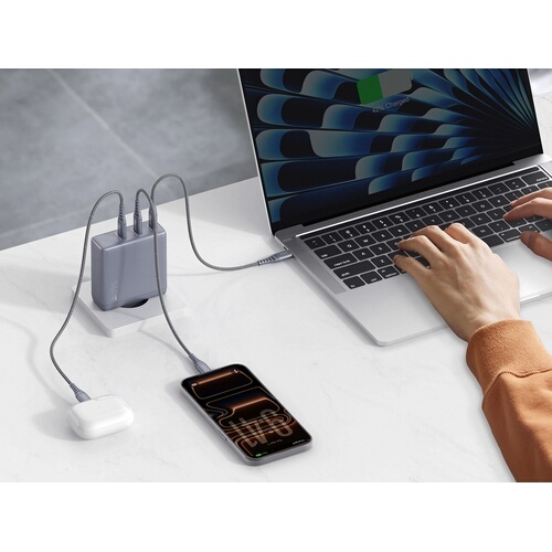 Chargeur et câble d'alimentation PC Accsup CV 140W+CBL USBC BK
