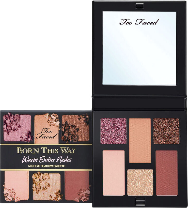 Too Faced Born This Way Warm Ember Nudes Mini Eyeshadow Palette