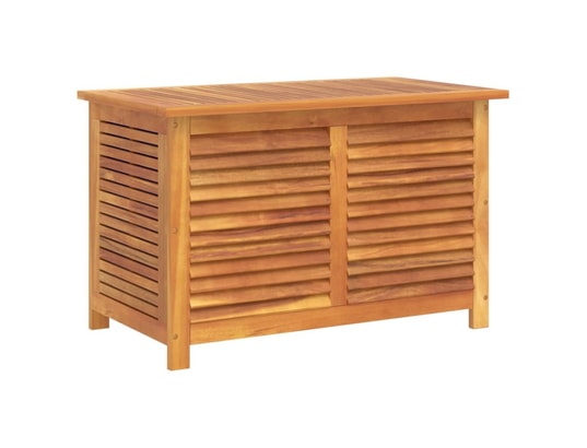 VIDAXL - Coffre Boîte de rangement de jardin persiennes 90x50x56 cm bois aca...