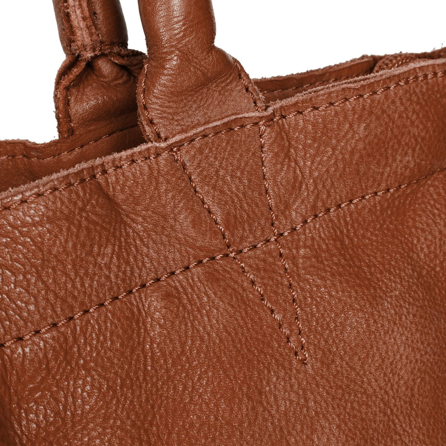 Justified Amber Shopper Cognac