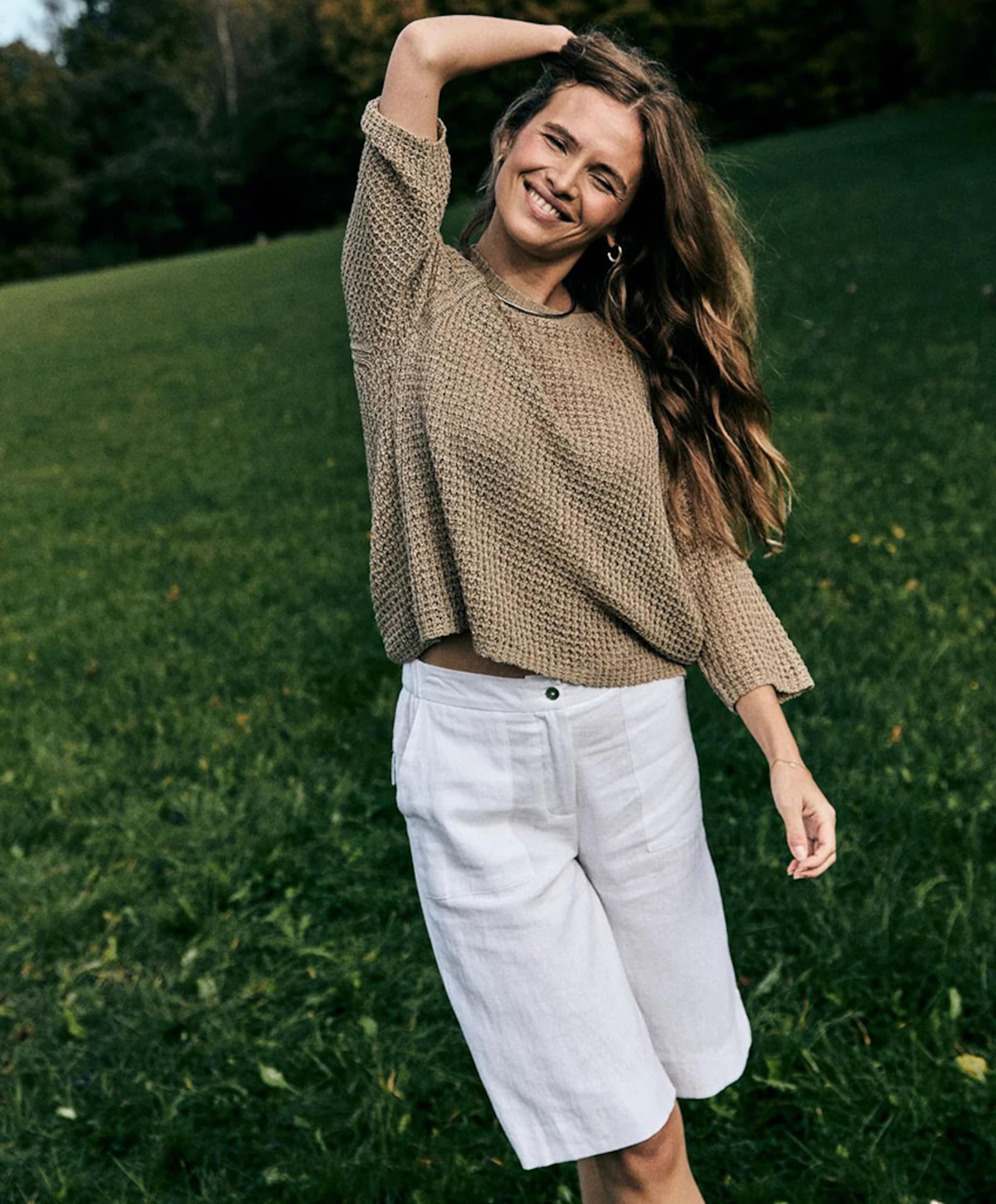 Freequent Dames trui beige