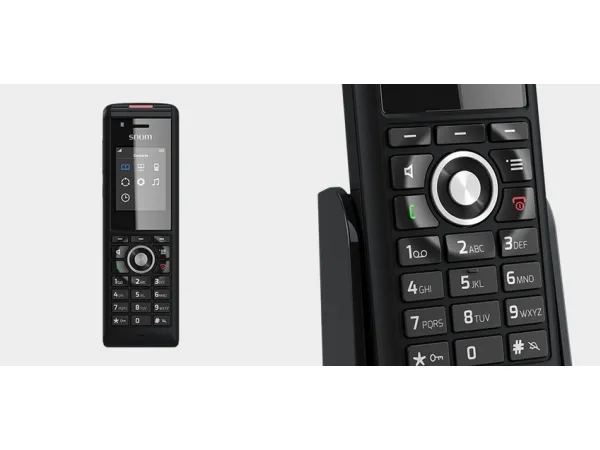 snom M85 - Ekstra trådløst håndsæt - DECT - 3-vejs opkaldskapacitet - SIP