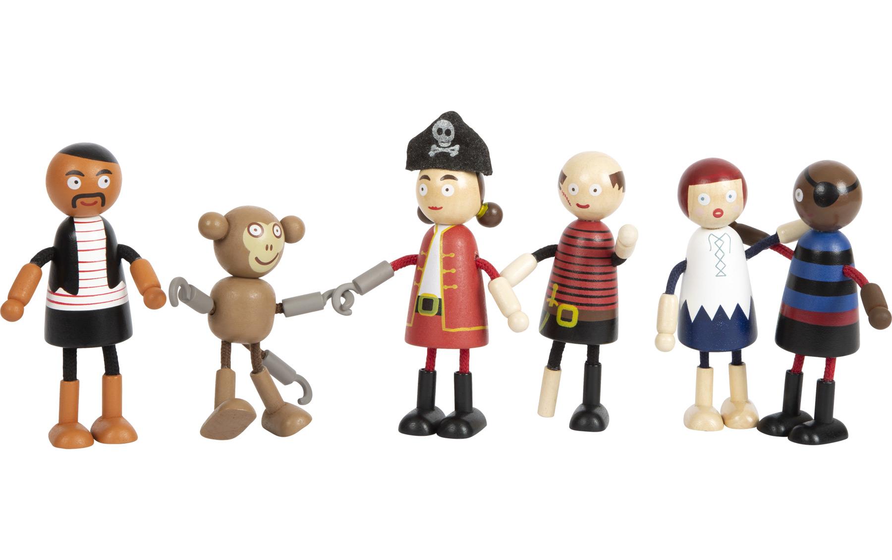 Biegepuppen Piraten FigurenFiguren aus Holz