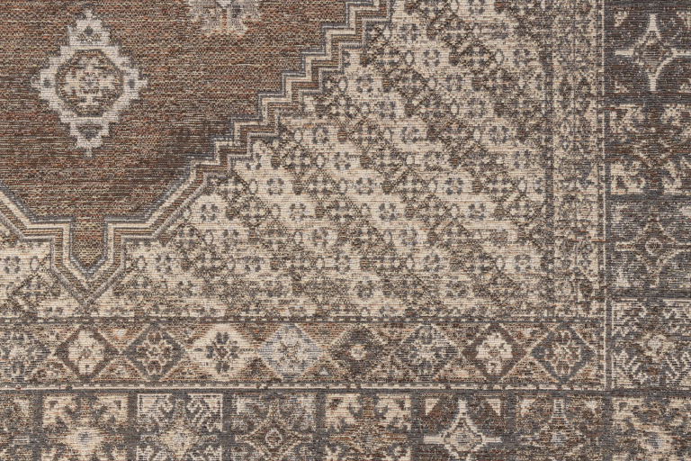 Dutchbone Devon vloerkleed 170x240 earthy brown