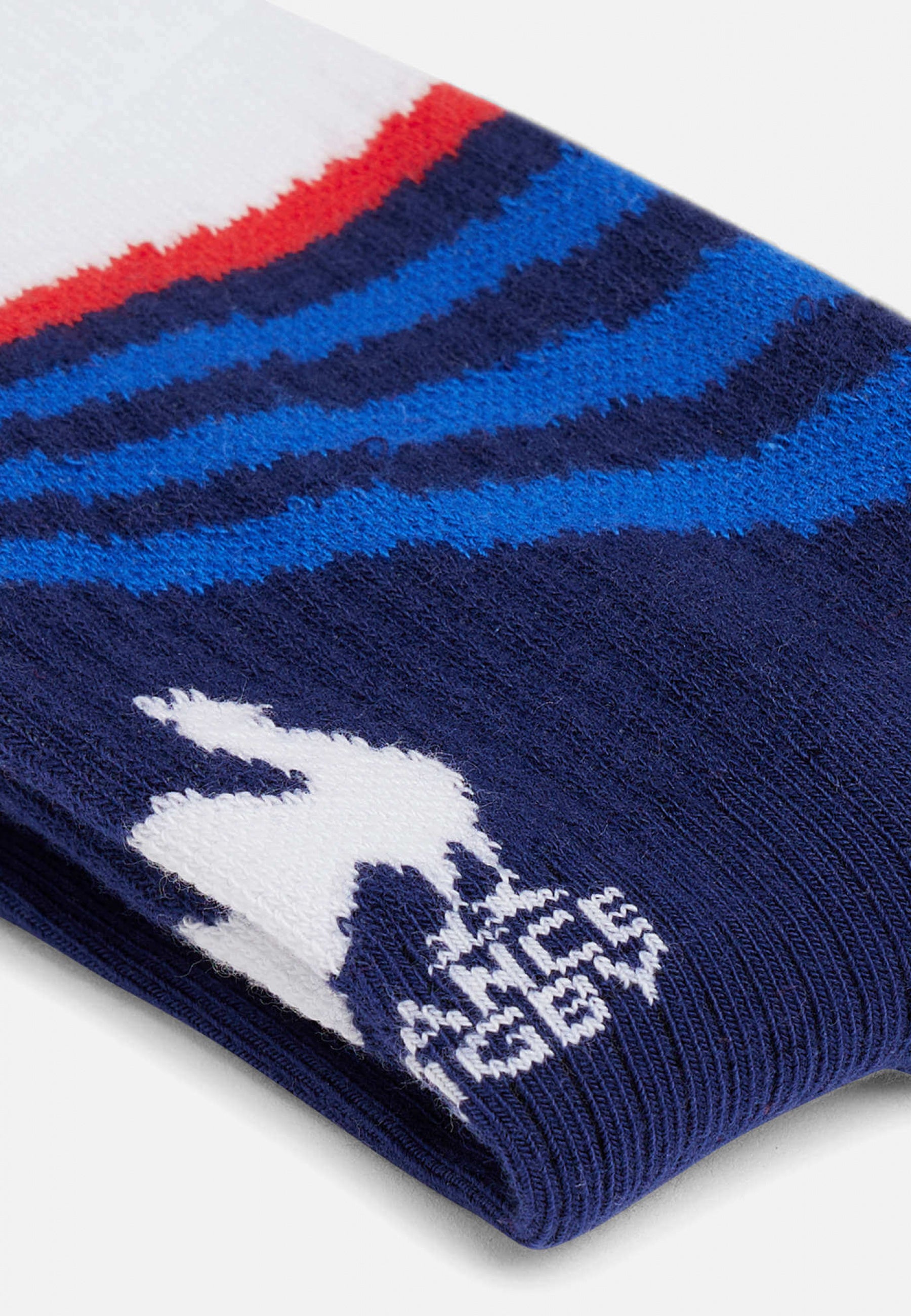 Chaussettes mi-hautes en coton-Wilfried Marine XV de France
