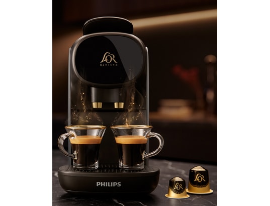 PHILIPS - Cafetière à dosette L'Or Barista Sublime LM9012/20 gris cachemire