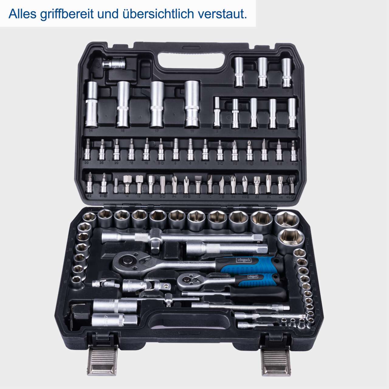 Scheppach Werkzeugkoffer TB 97 - Steckschlüsselsatz