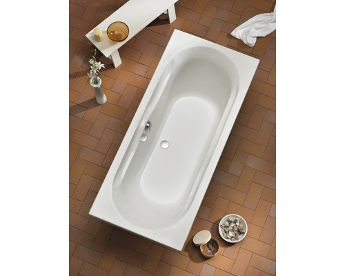 OTTOFOND Turis bad 80 x 180 cm wit glanzend glad 930301