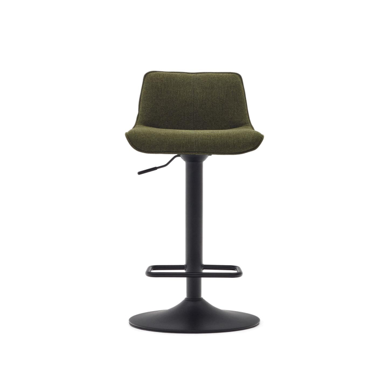 Kave Home Zenda verstelbare barkruk 82/103 zwart