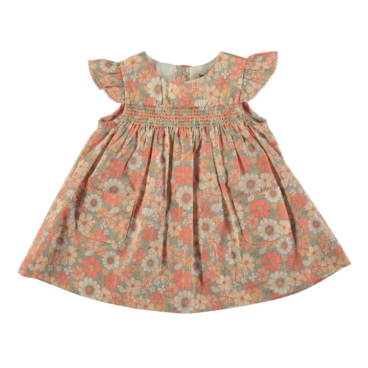 Tocoto Vintage Robe Baby Florale | Rose
