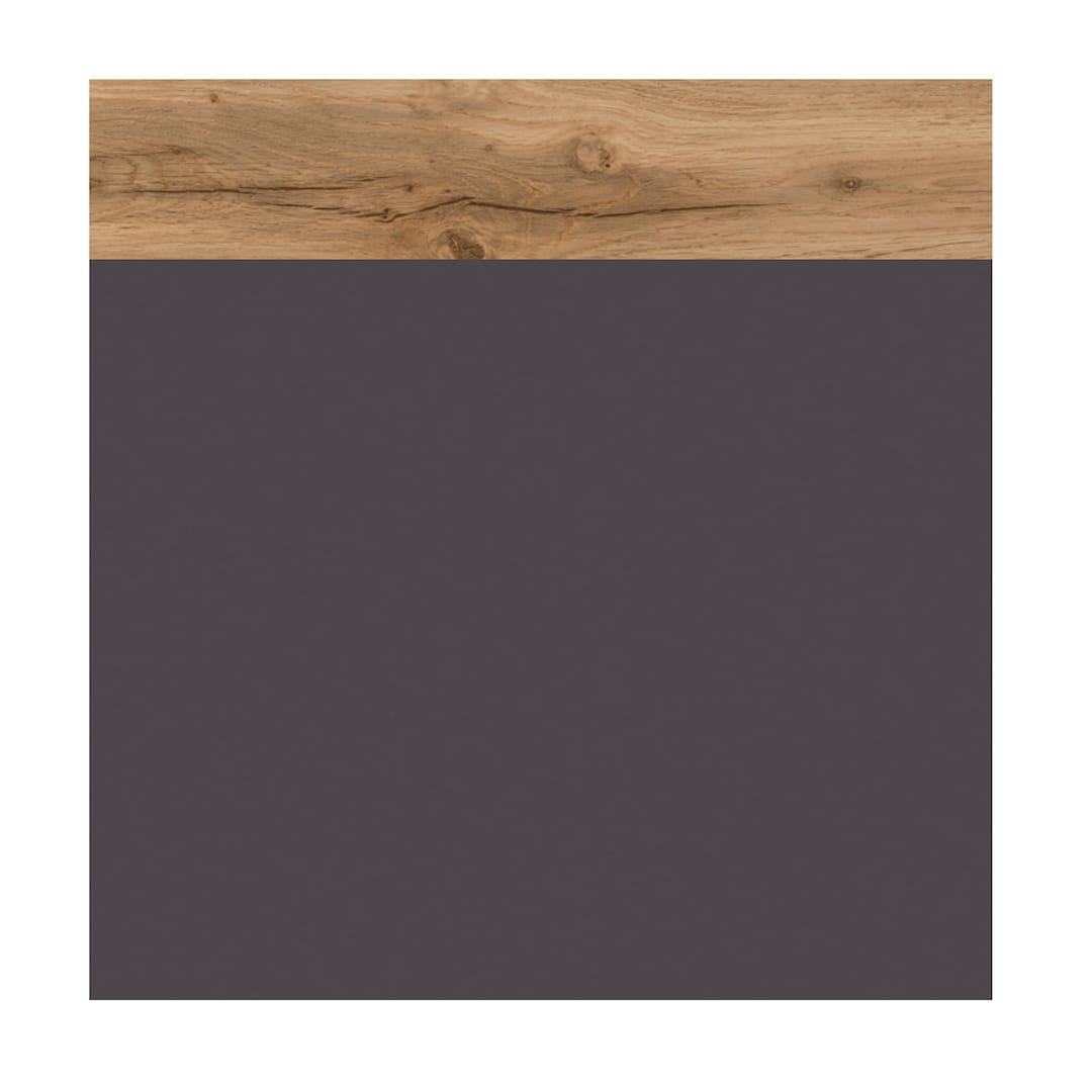 Hochschrank Brügge Mattgrau B/H/T 40x180x35cm