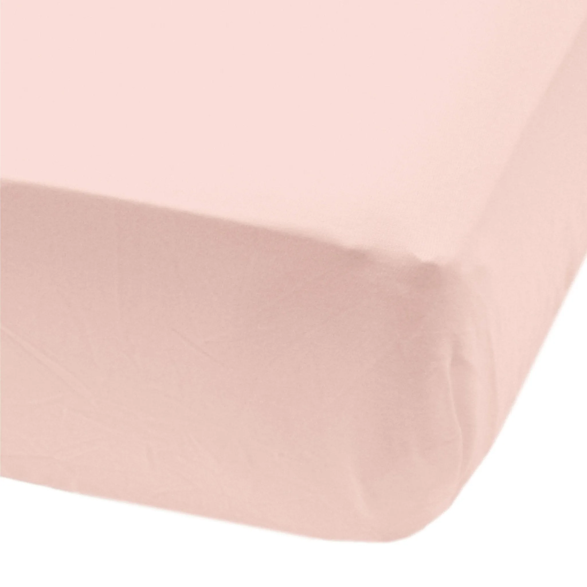 Perlimpinpin Drap Contour pour Lit de Bébé - Rose Pâle