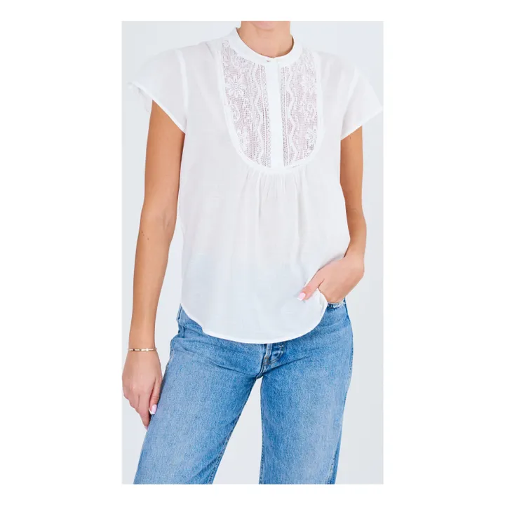 M.A.B.E. Blouse Freya | Blanc