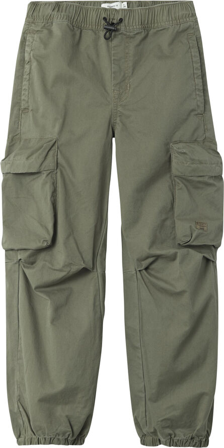 Name It NKMBEN R PARACHUTE TWI PANT 1900-TF Dusty olive
