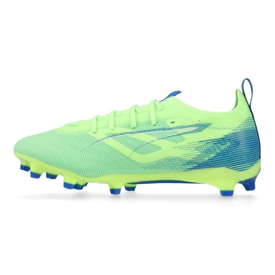 PUMA Ultra 5 Pro FG/AG Lights Out - Fizzy Apple/Blanc/Bleu Enfant