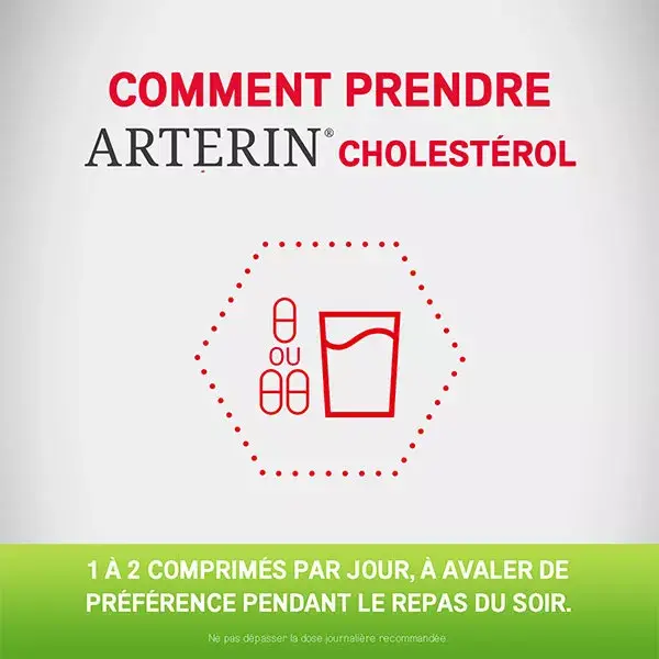 Arterin Colesterol com Ingredientes Ativos de Origem Natural - 30 Comprimidos