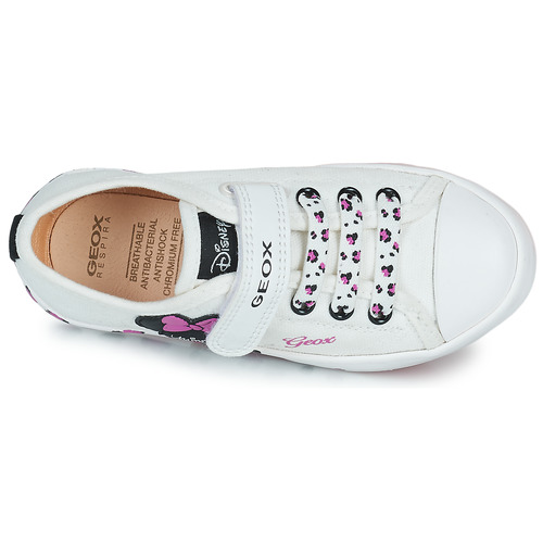 Geox - JR CIAK GIRL - Blanc / Rose