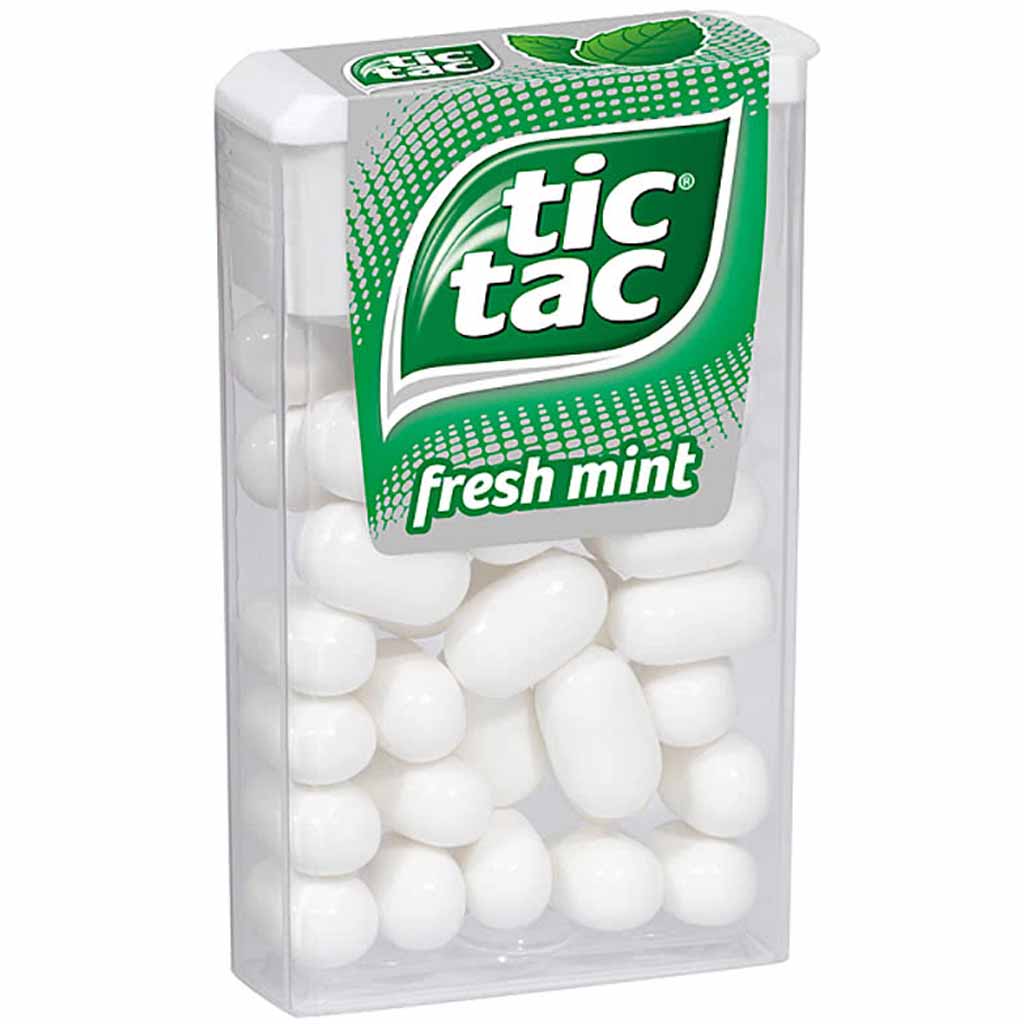 tic tac Fresh Mint 36x18g=648g MHD:22.11.25