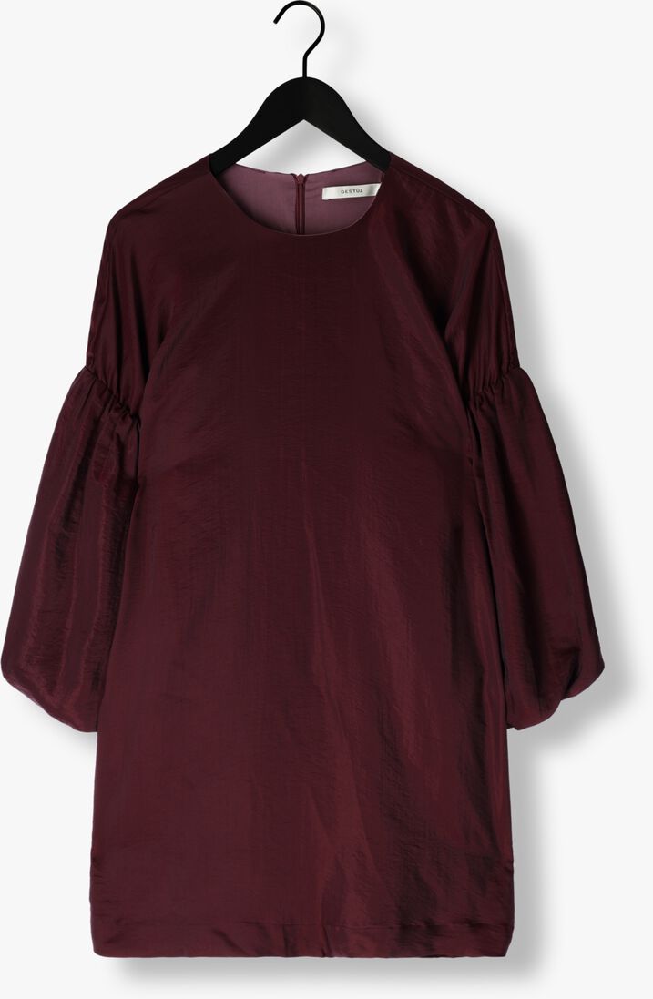 paarse gestuz midi jurk gzmalloon short dress