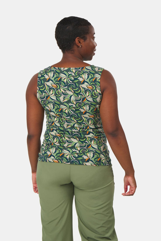 Tranquillo Tranquillo Top with waterfall neckline Dames
