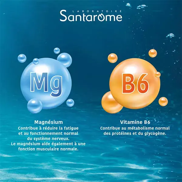 Santarome - Magnésio Marinho 360 mg Extra Forte - Estresse, Fadiga - 45 comprimidos