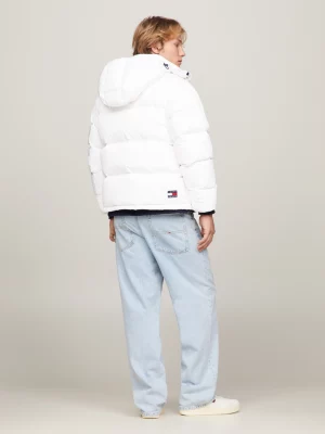 Jaqueta puffer casual Alaska com logo