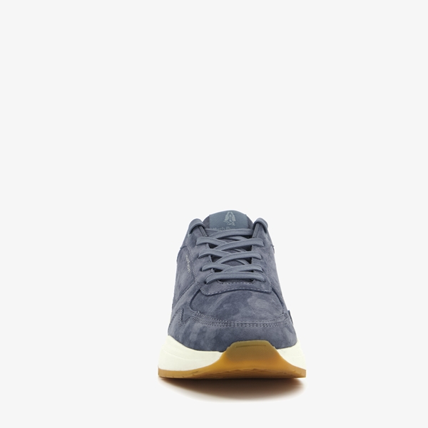 Hush Puppies leren heren sneakers blauw