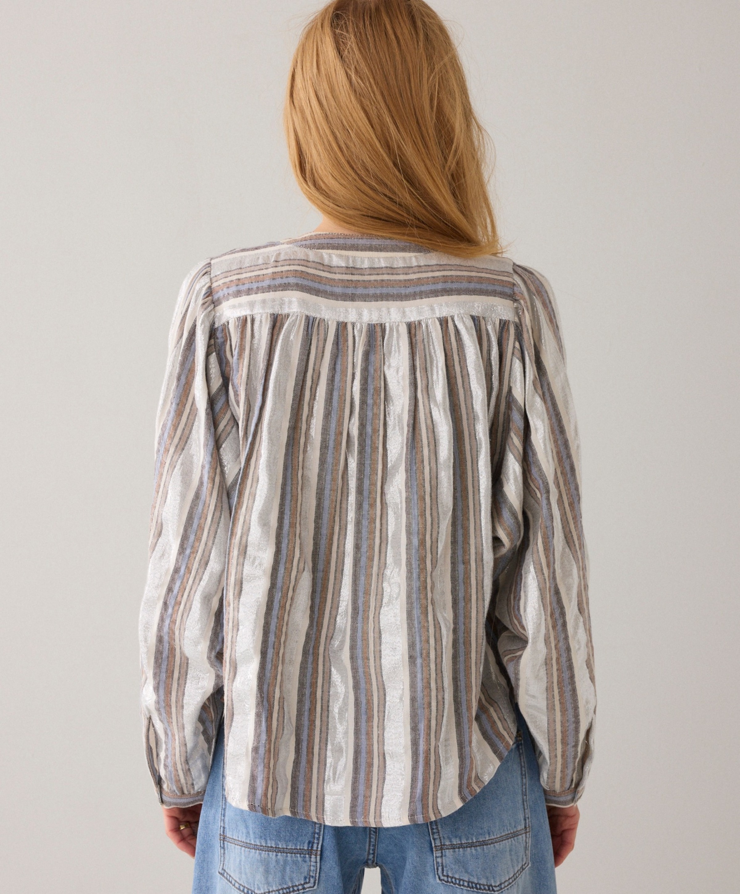 Summum Woman Dames blouse beige