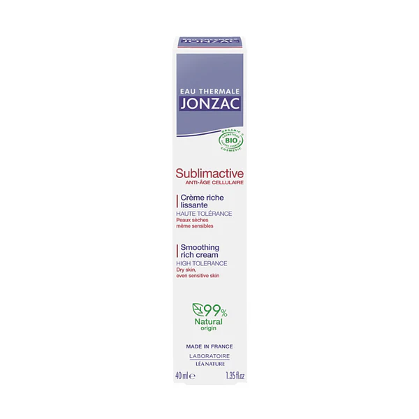 Eau Thermale Jonzac Crème Riche Lissante Anti-âge Cellulaire 40 mL
