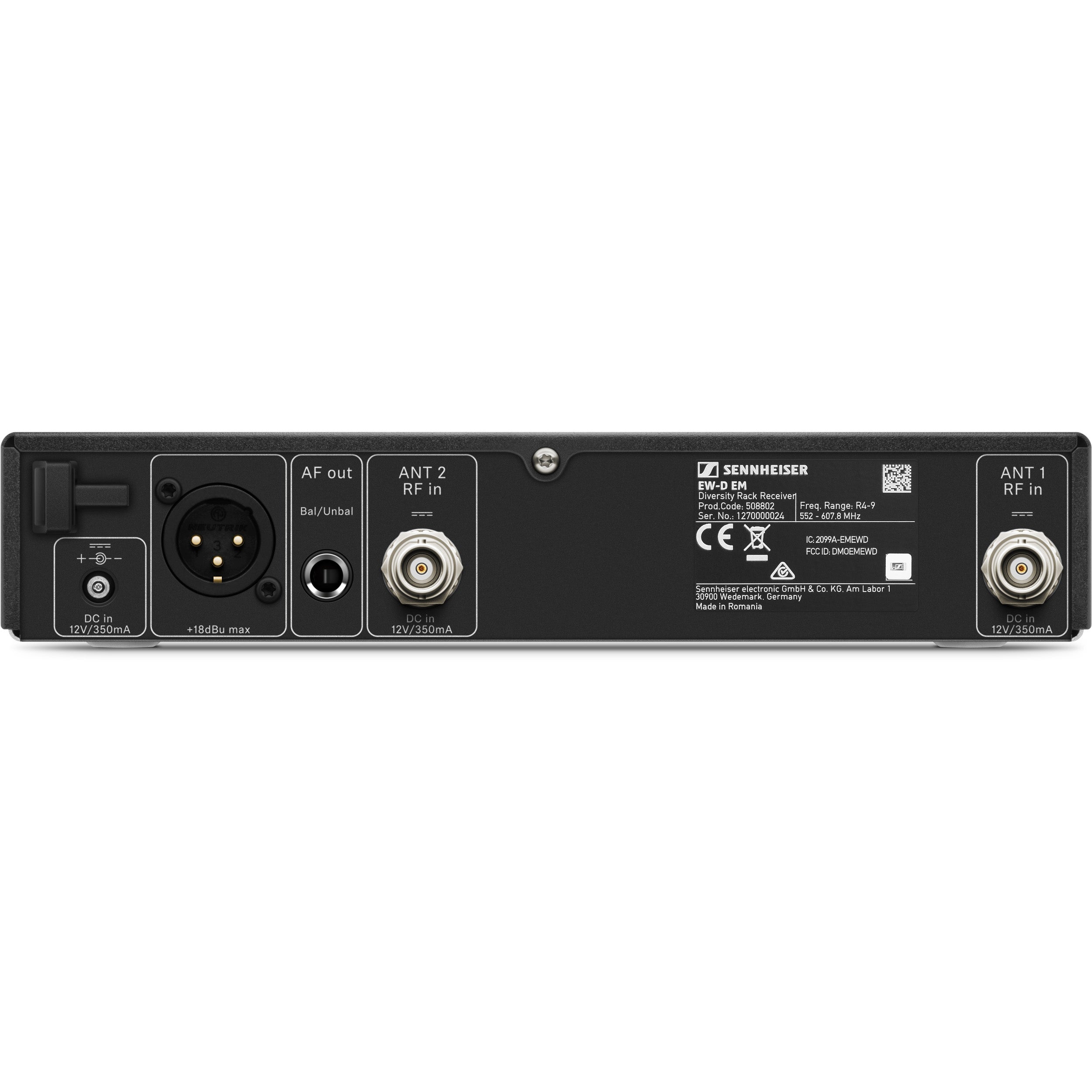 Sennheiser EW-D EM S4-7 ontvanger (630 - 662 MHz)