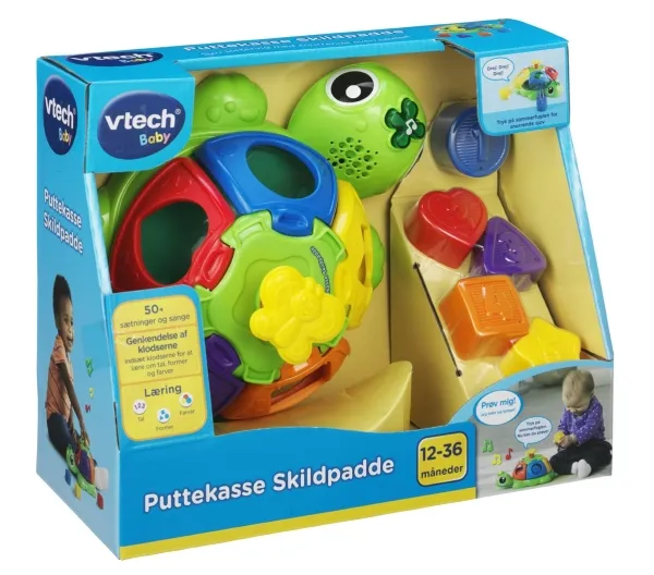 Vtech Baby Puttekasse Skildpadde DK