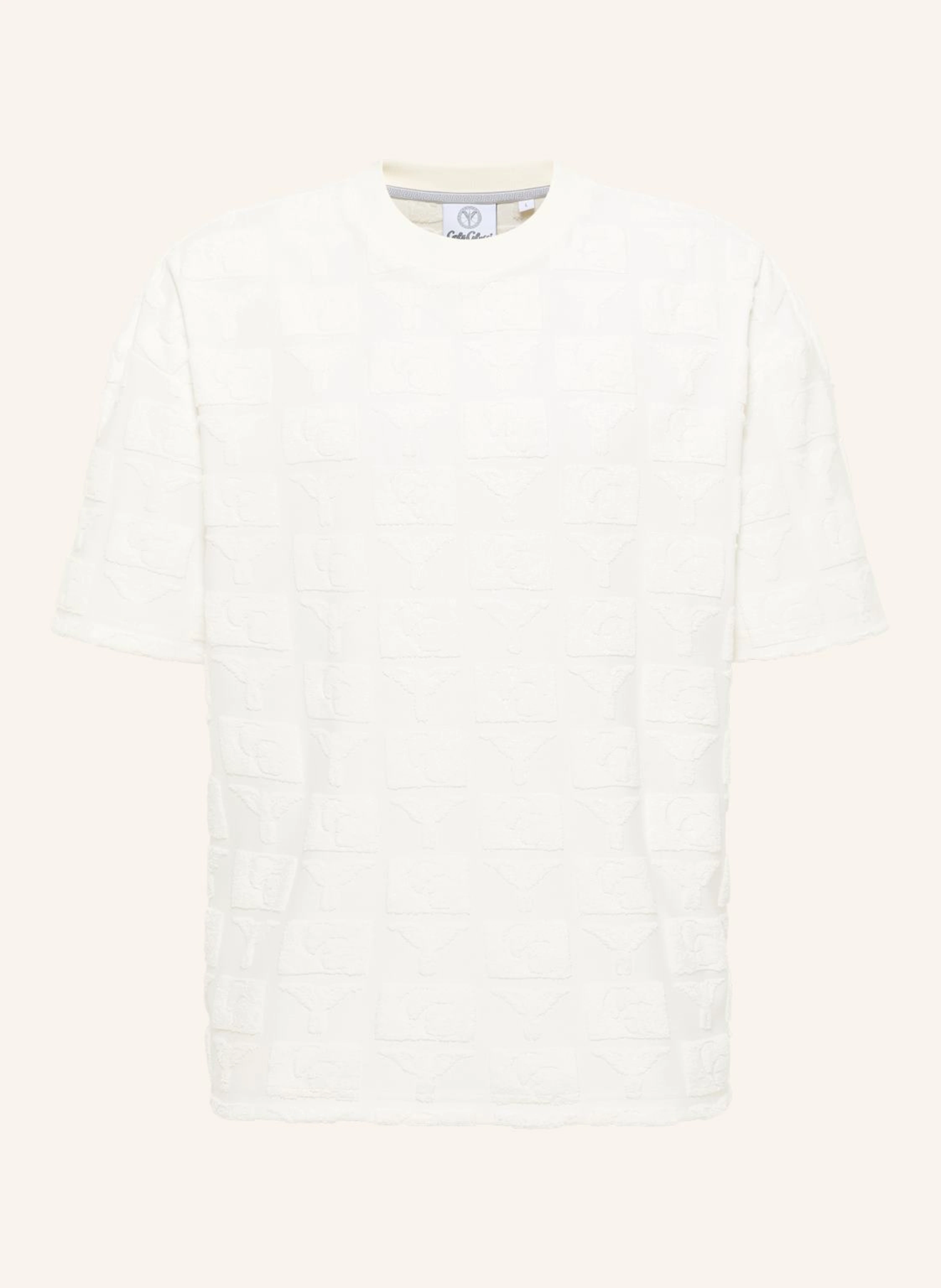 CARLO COLUCCI Oversize T-Shirt mit Frotteeinsätzen EBNICHER