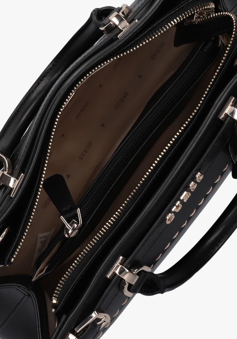 GUESS zwarte guess handtas sestri luxury satchel